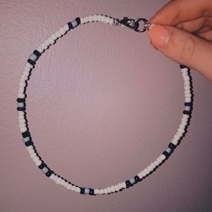 seed bead VSCO choker necklace